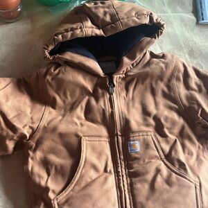 Carhartt Tan Hooded Jacket